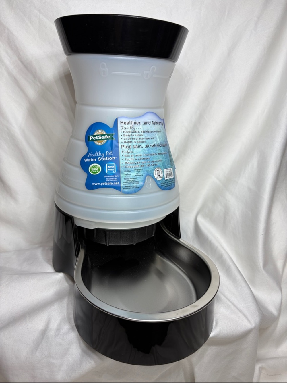 PetSafe Healthy Pet Gravity Water Dispenser Small 1/2 Gallon